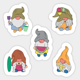 Summer Gnomes Sticker